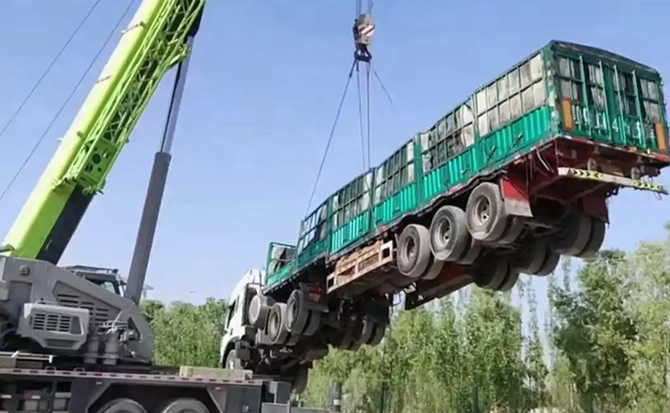 图们道路脱困救援案例
